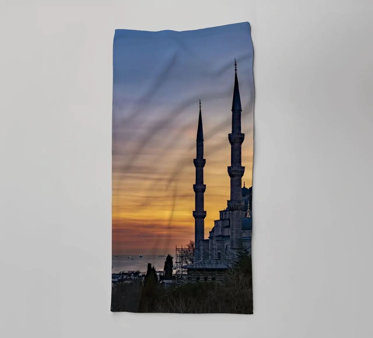 Blaue Moschee Istanbul serviette de bain de Reisefotografie - Bilder aus aller Welt