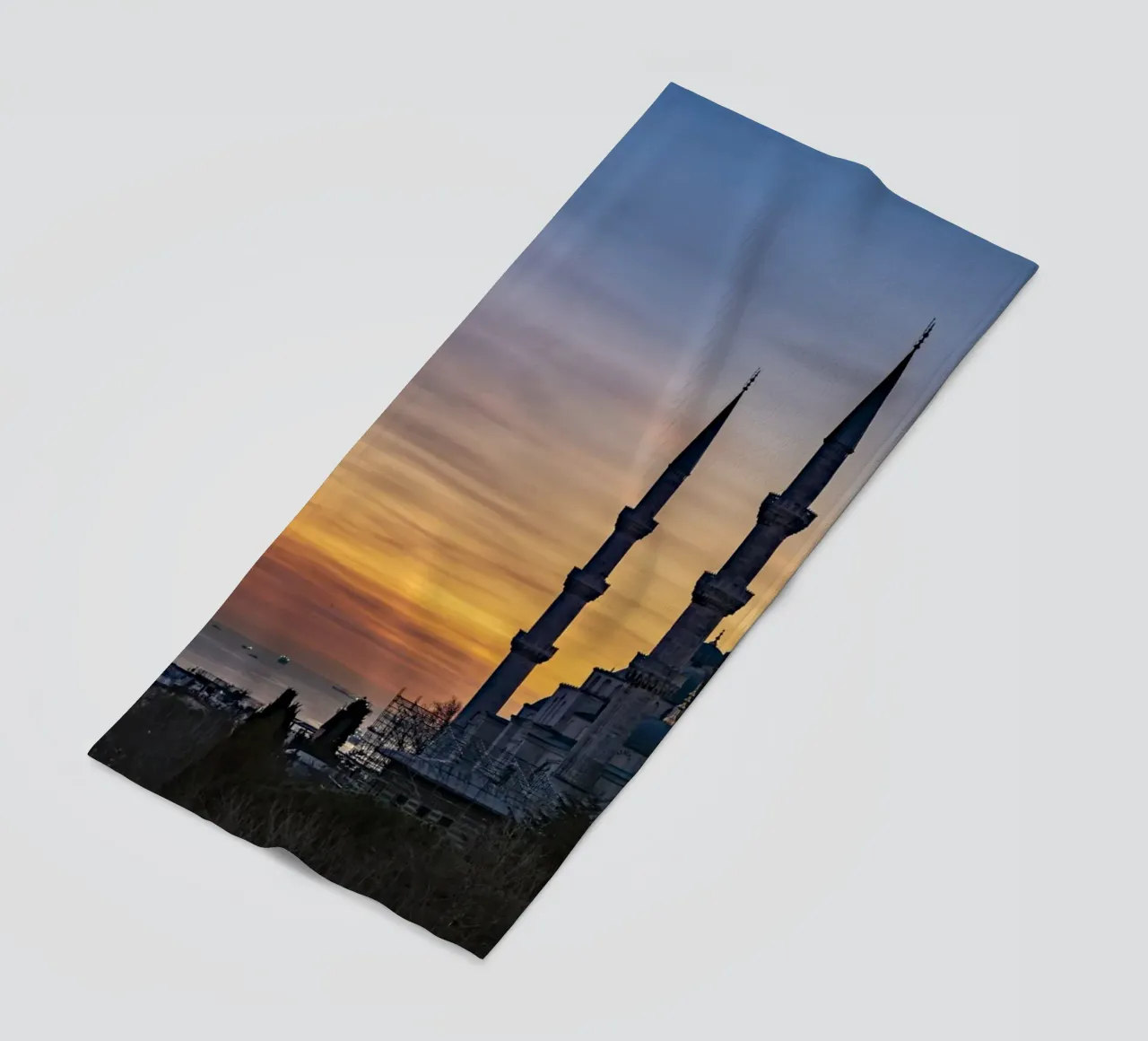 Blaue Moschee Istanbul strandhanddoek van Reisefotografie - Bilder aus aller Welt