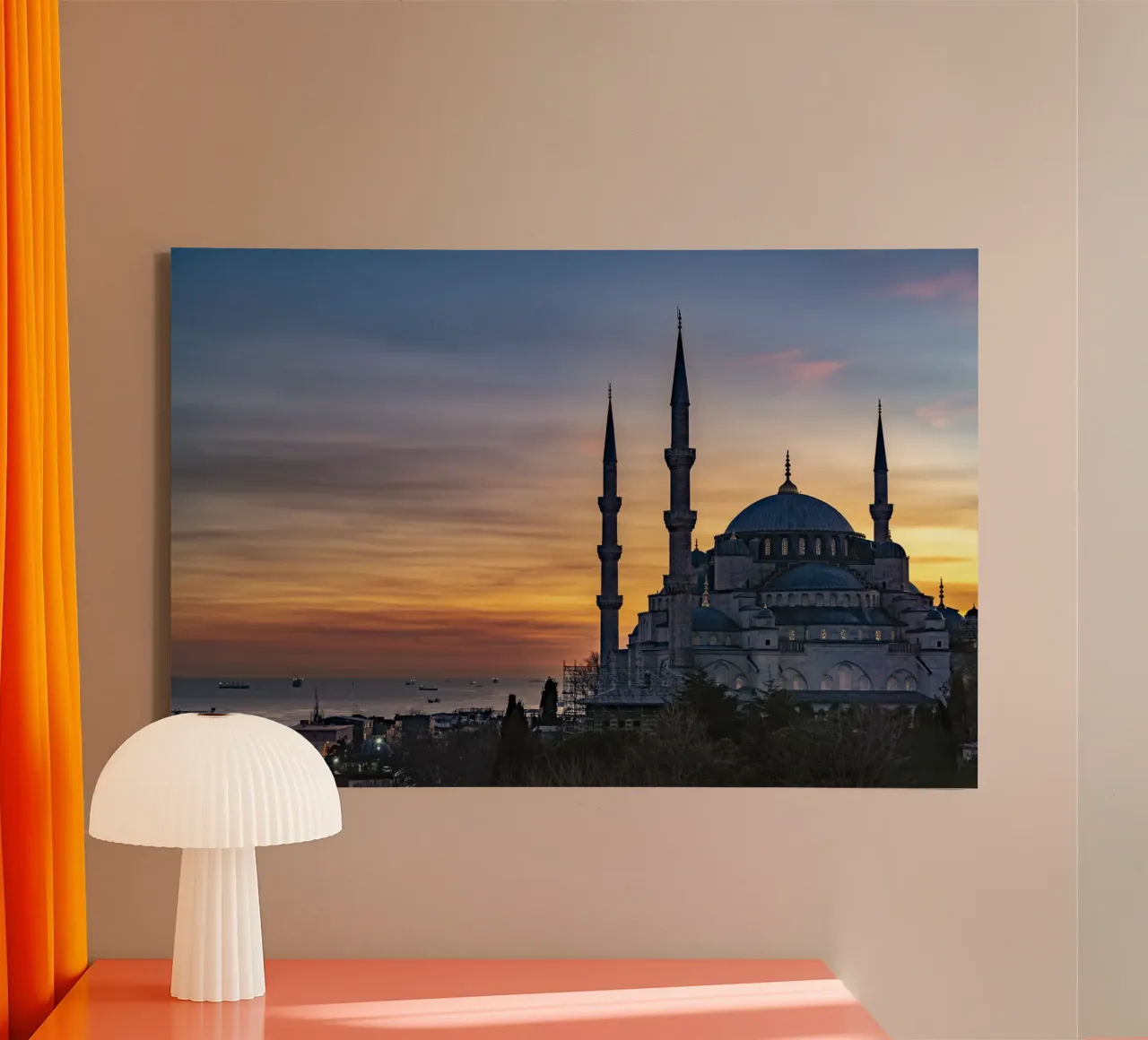 Blaue Moschee Istanbul canvas by Reisefotografie - Bilder aus aller Welt