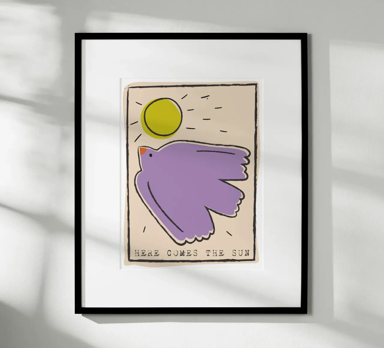 ARRIVA IL SOLE poster da ALLÉE DE PAPIER
