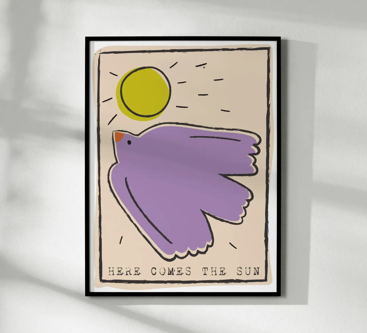 ARRIVA IL SOLE poster da ALLÉE DE PAPIER