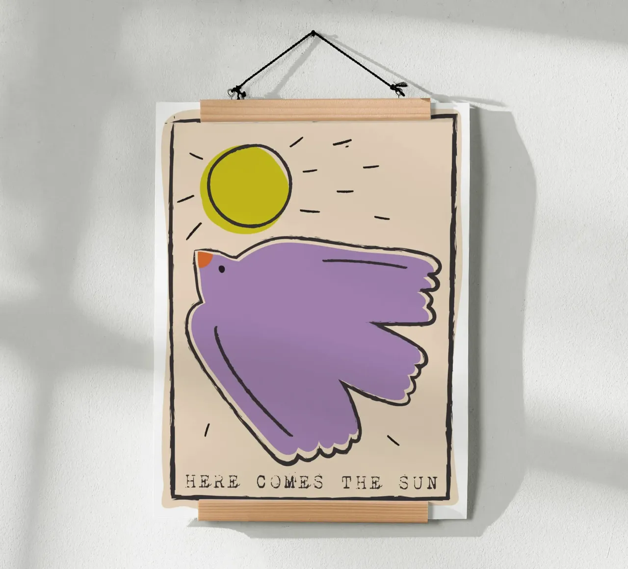 ARRIVA IL SOLE poster da ALLÉE DE PAPIER