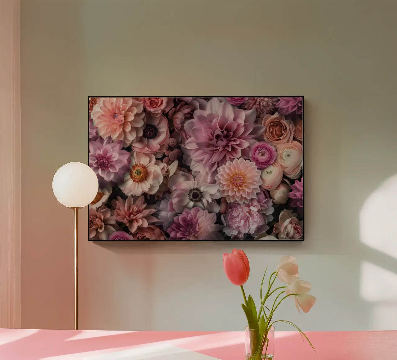 Armonia floreale pastello in fiore plexiglass da Andrea Haase Floral Passion