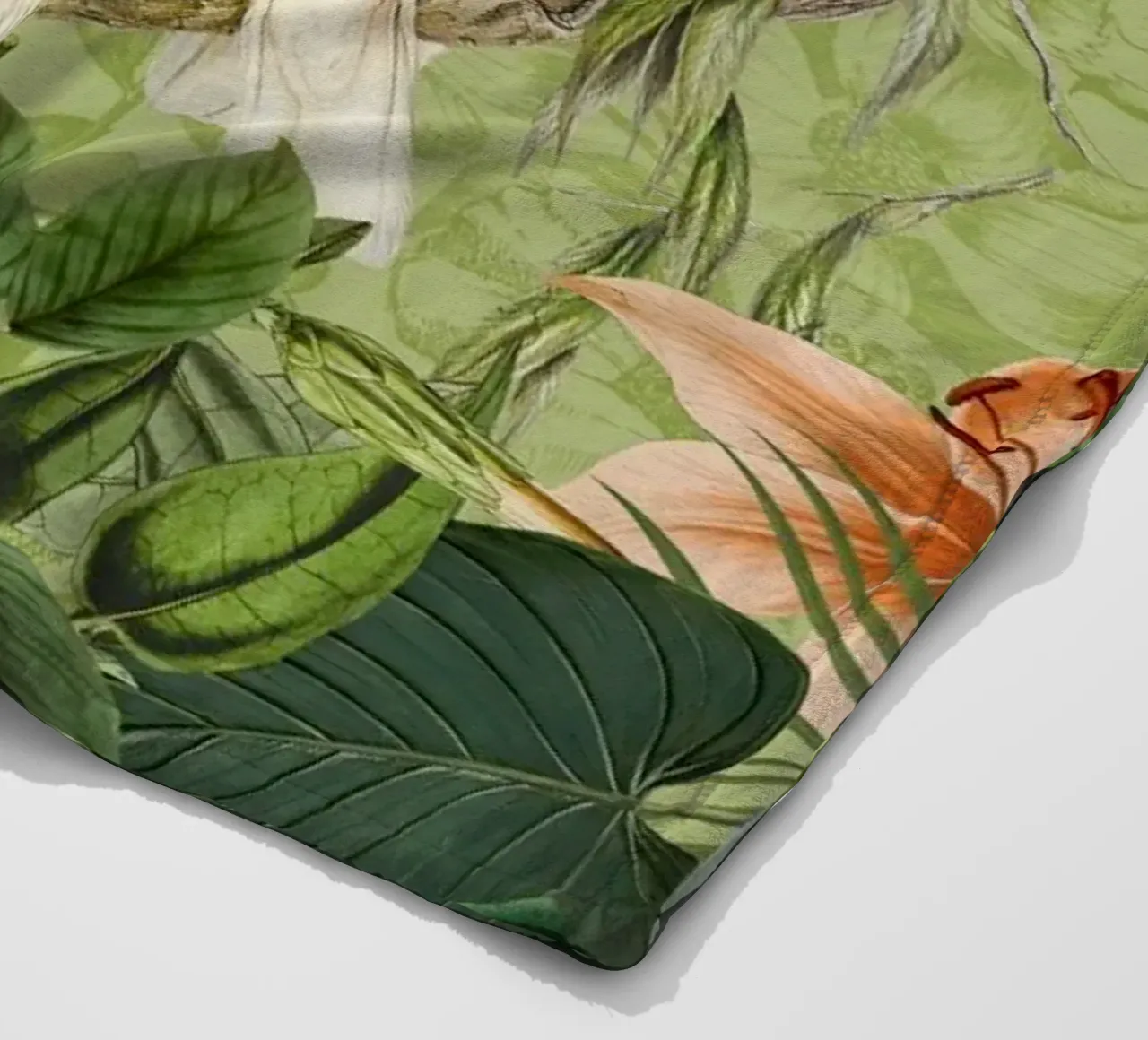 Cacatua Paradiso delle isole tropicali coperta in pile da Andrea Haase Vintage World