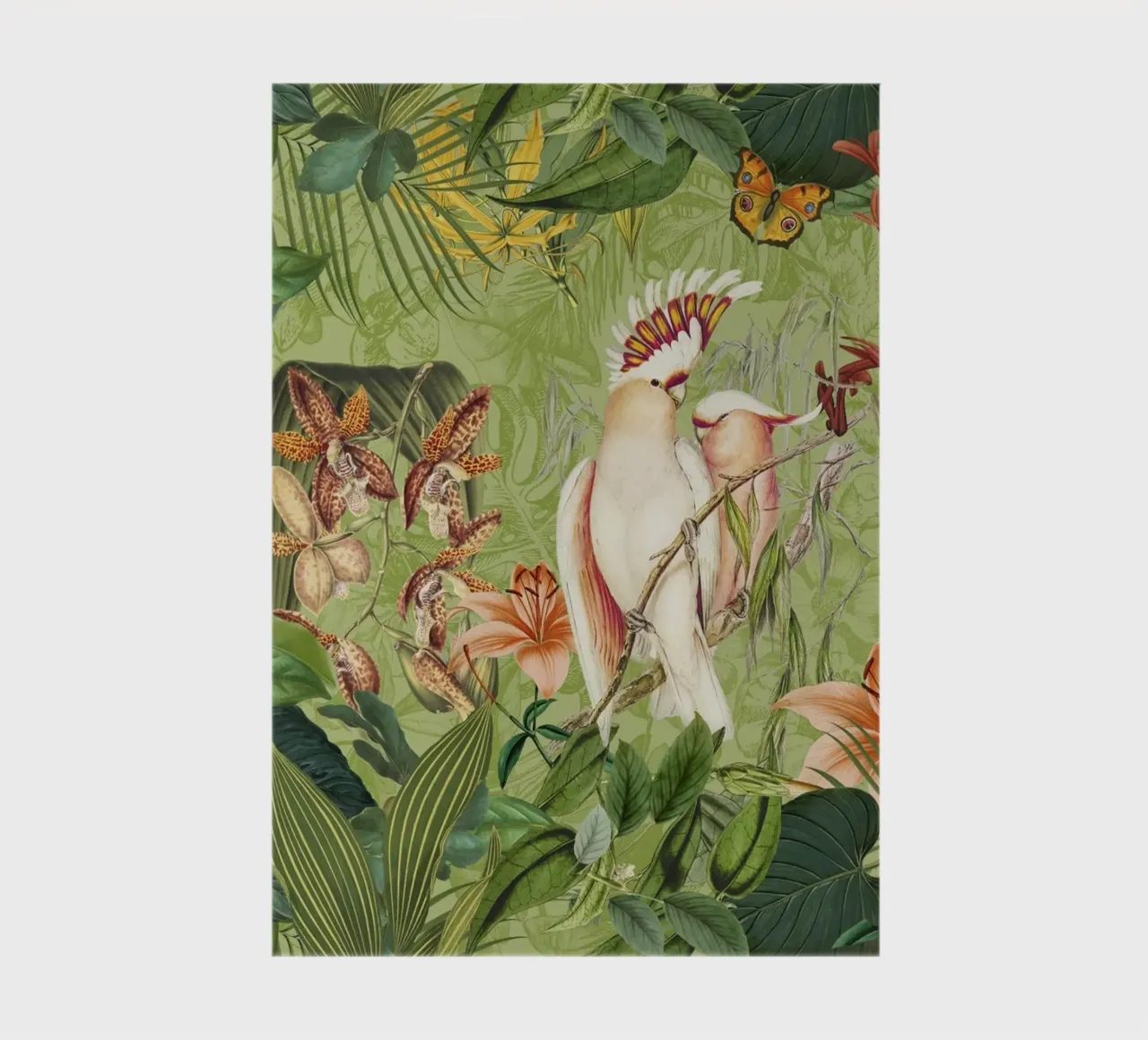 Cockatoos Tropical Island Paradise notebook by Andrea Haase Vintage World
