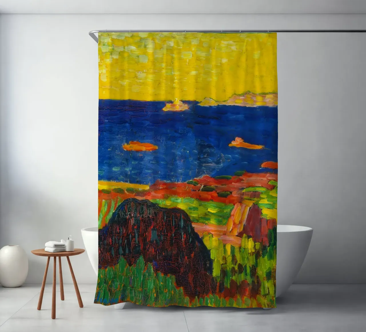Alexej von Jawlensky - Costa vicino a Carantec tenda da doccia da ARTOTHEK