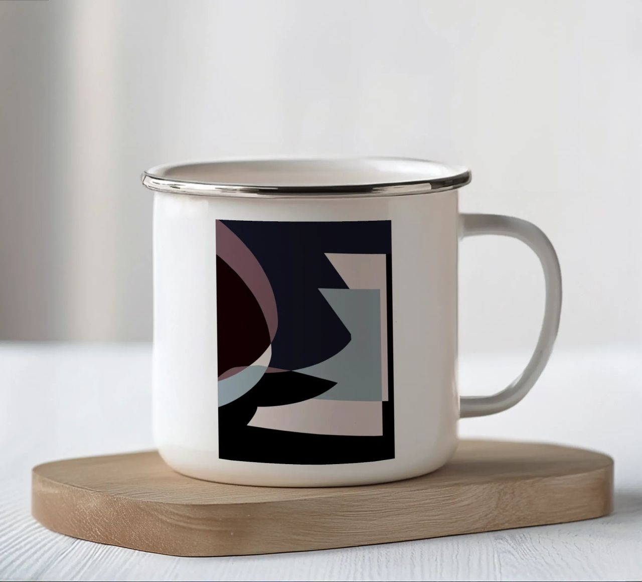 Bloom 1 tazza in smalto da Jonathan Lawes