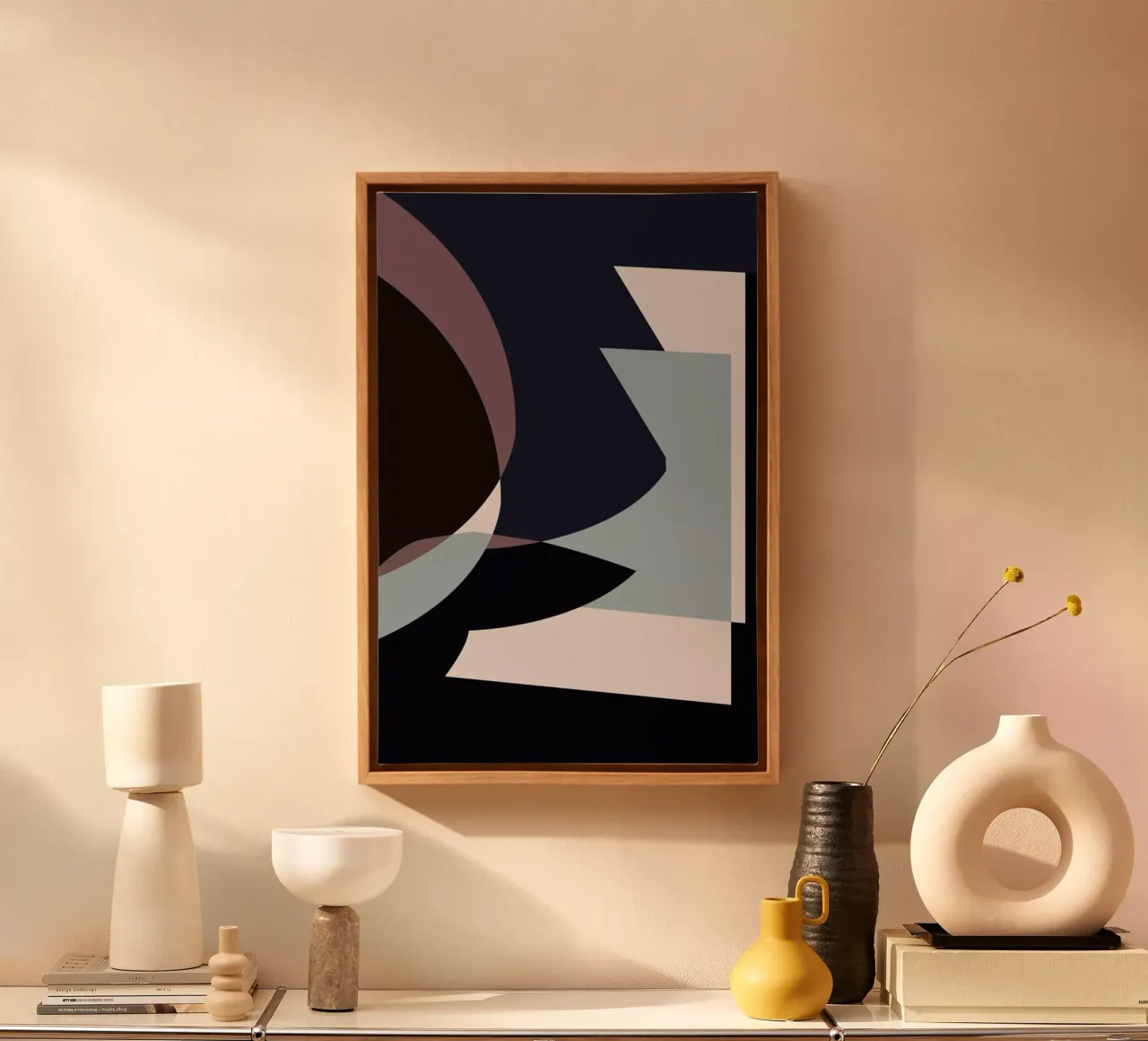 Bloom 1 tela con Cornice a cassetta da Jonathan Lawes