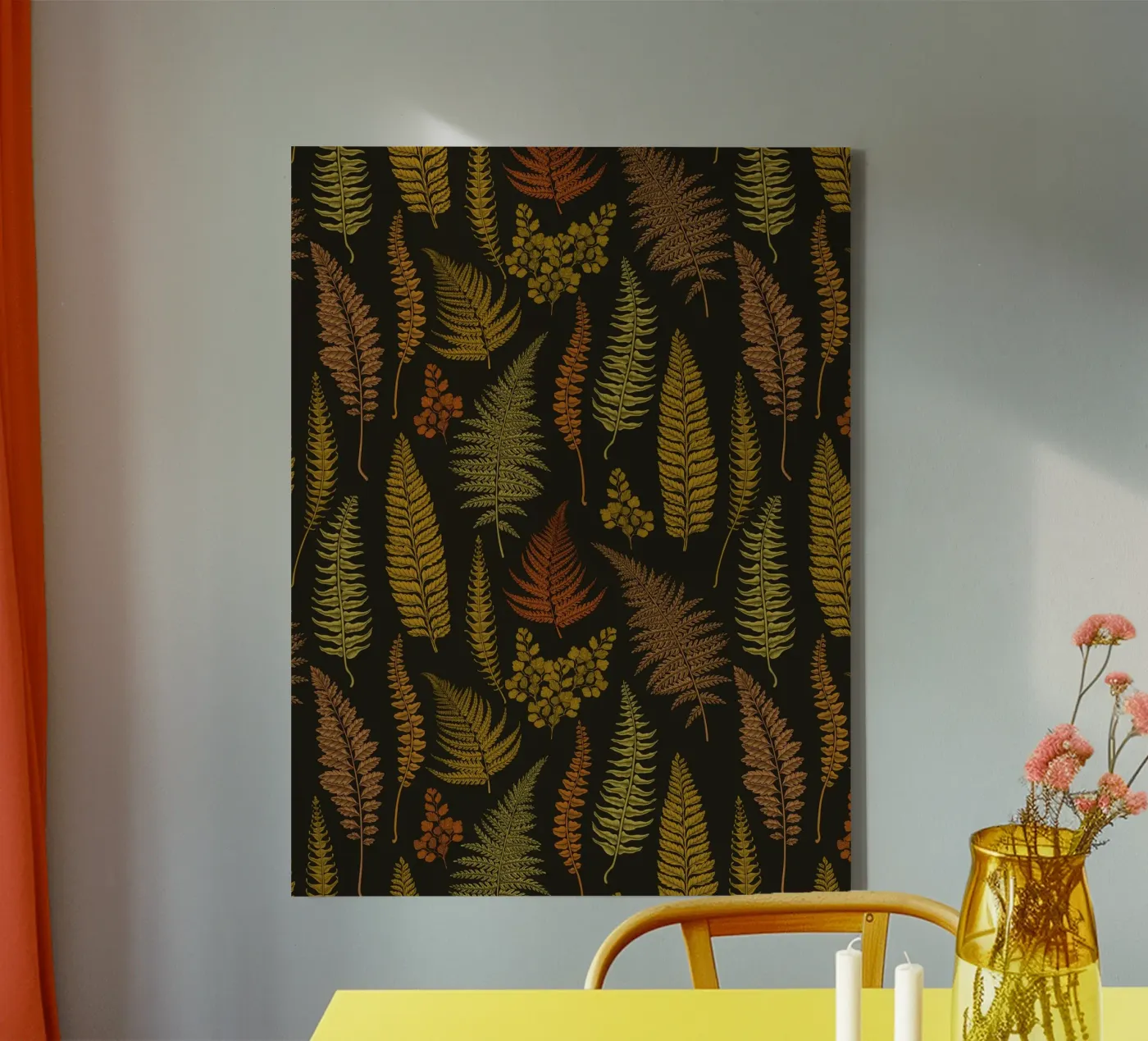 Ferns canvas van Painted Nature