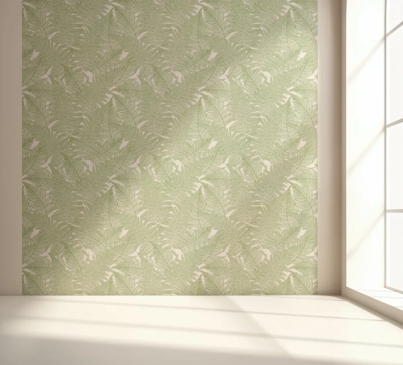 Serene wallscapes: Fern photo wallpaper by Painted Nature