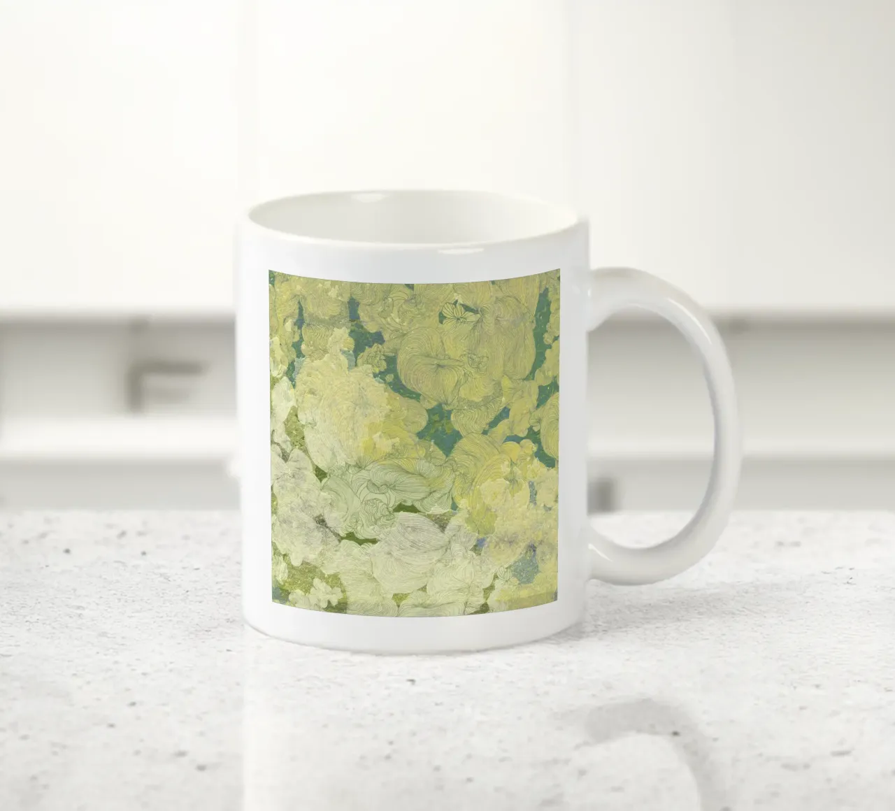 giallo tazza in ceramica da Giulio Iurissevich