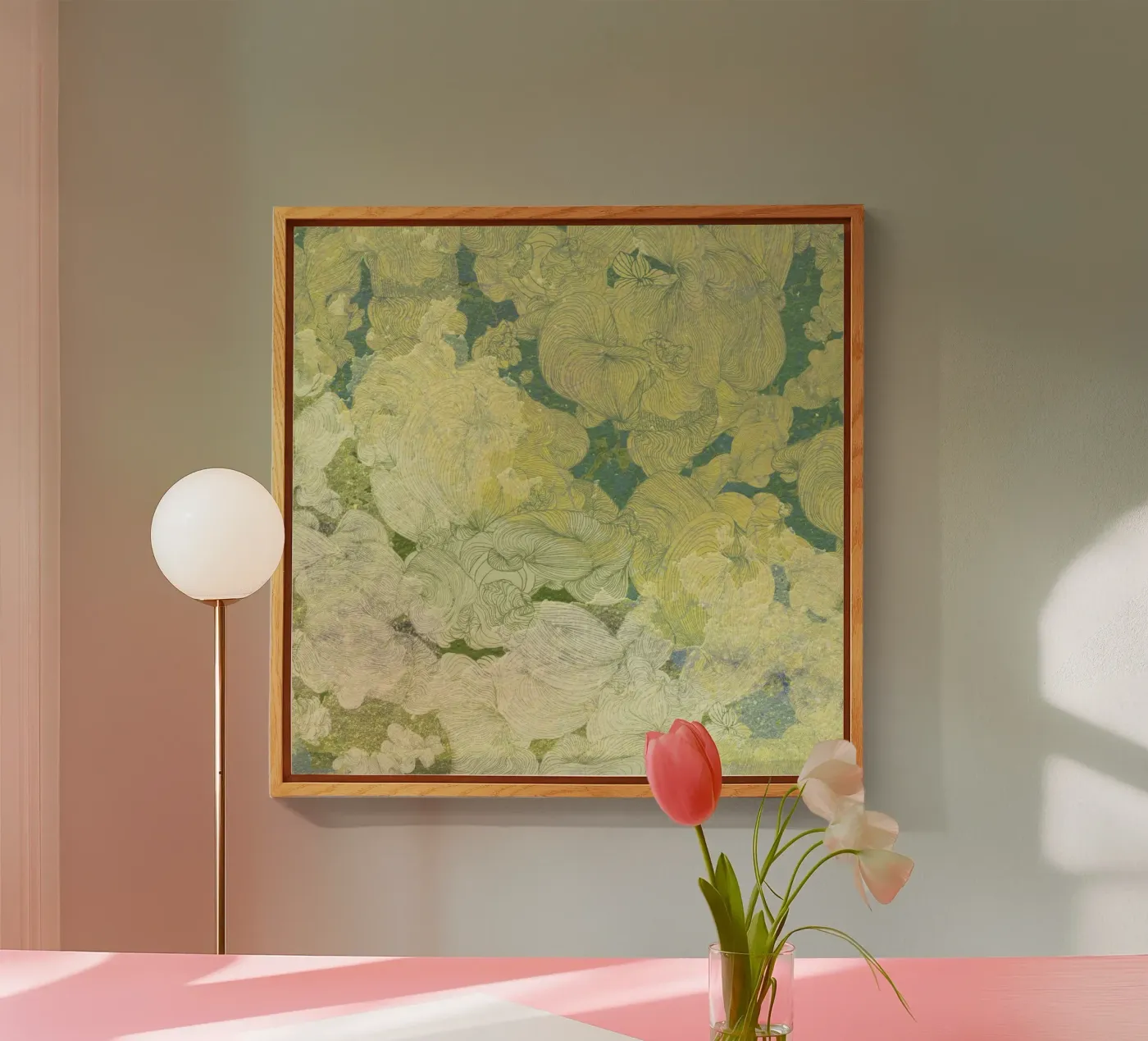 yellow Acryl-Glas von Giulio Iurissevich