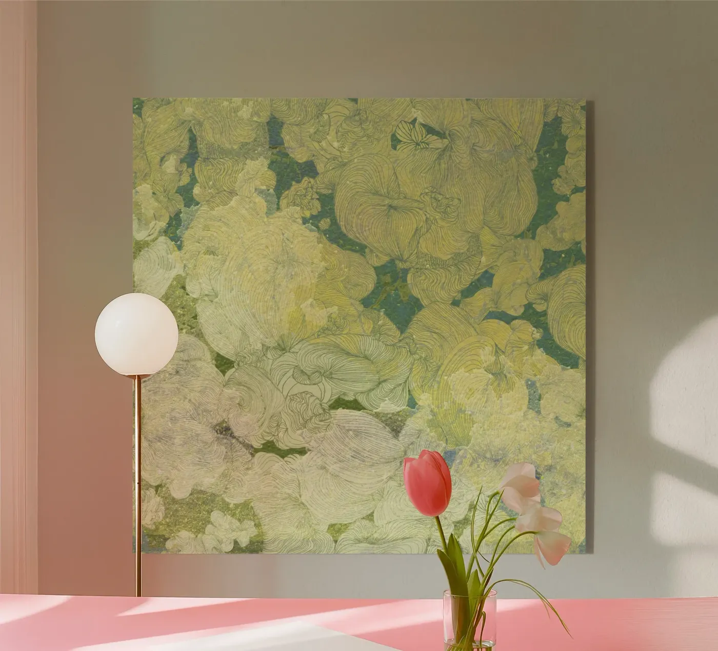 yellow Acryl-Glas von Giulio Iurissevich