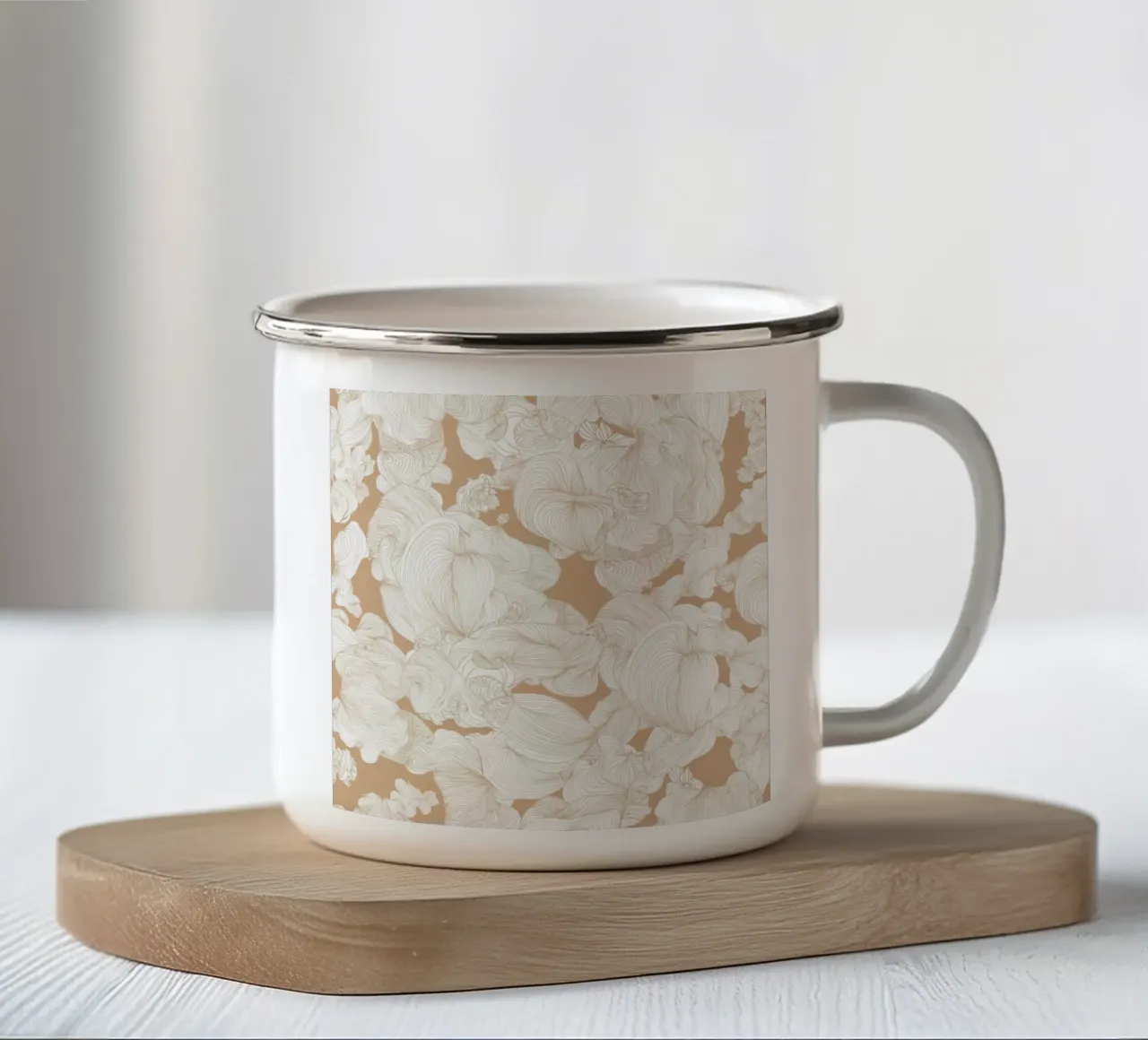 maron tazza in smalto da Giulio Iurissevich