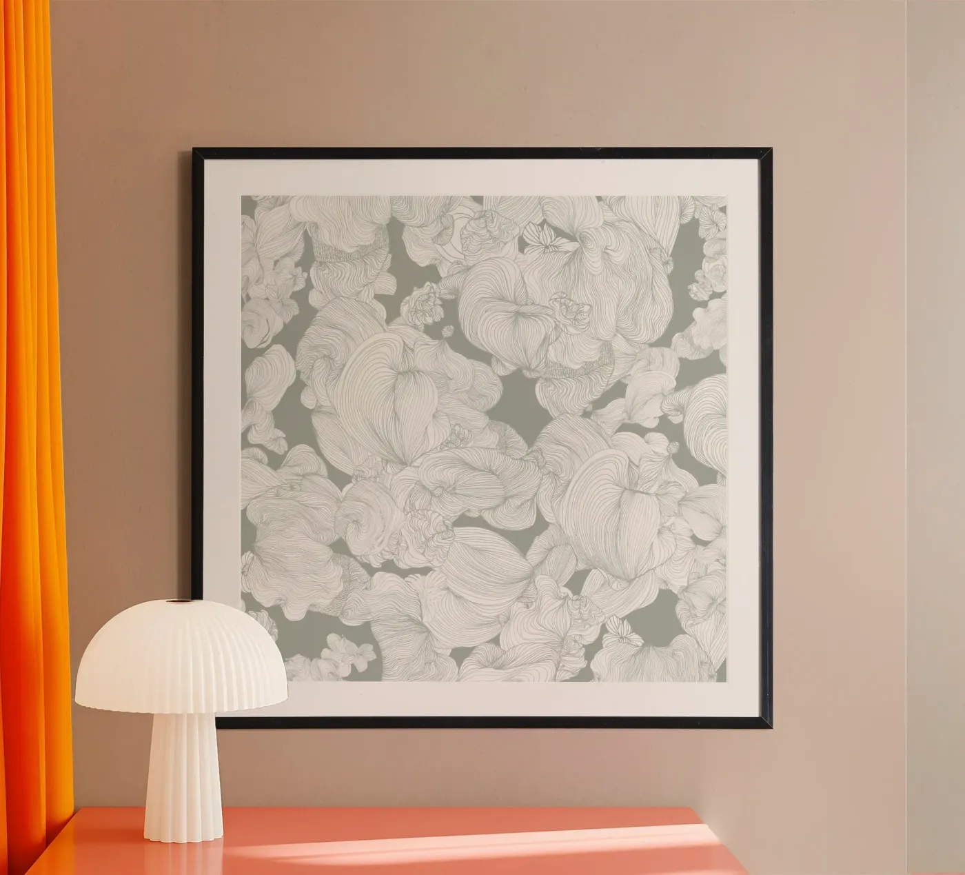 olive Poster von Giulio Iurissevich