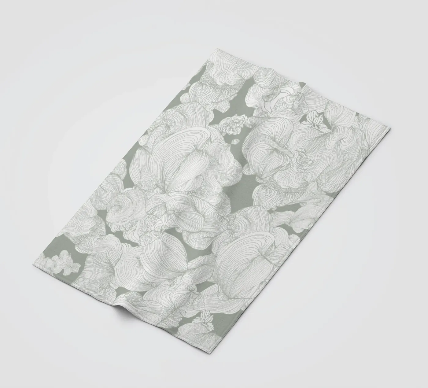 olive Fleecedecke von Giulio Iurissevich