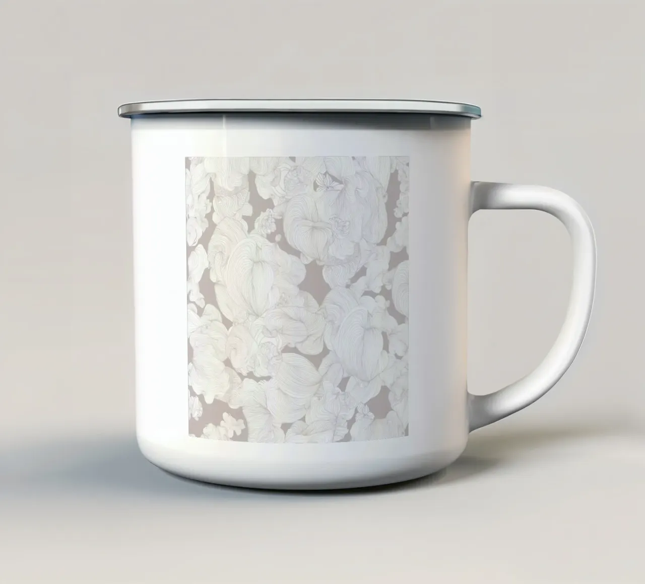 caffè con le nuvole tazza in smalto da Giulio Iurissevich