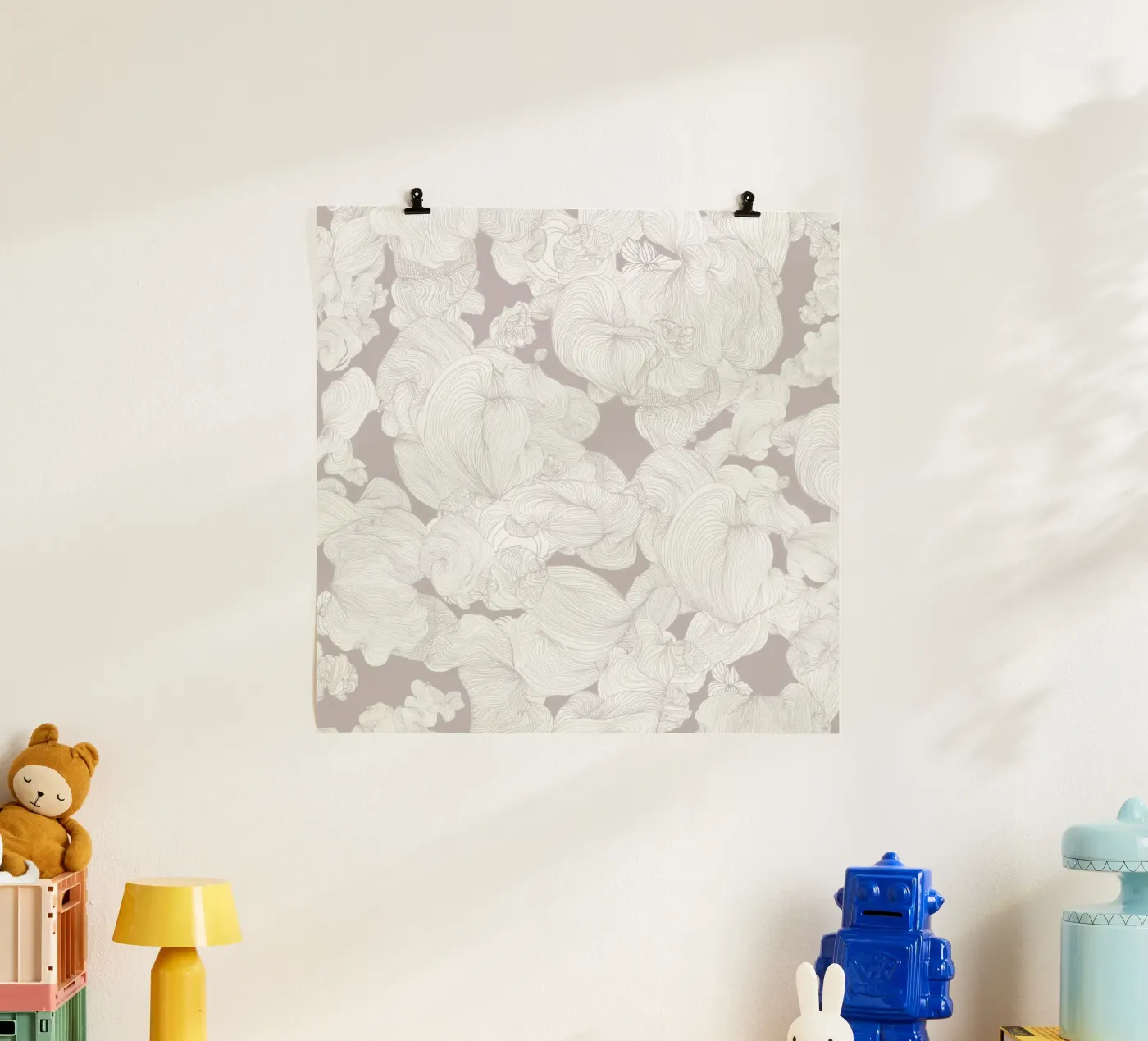 clouds coffee poster by Giulio Iurissevich