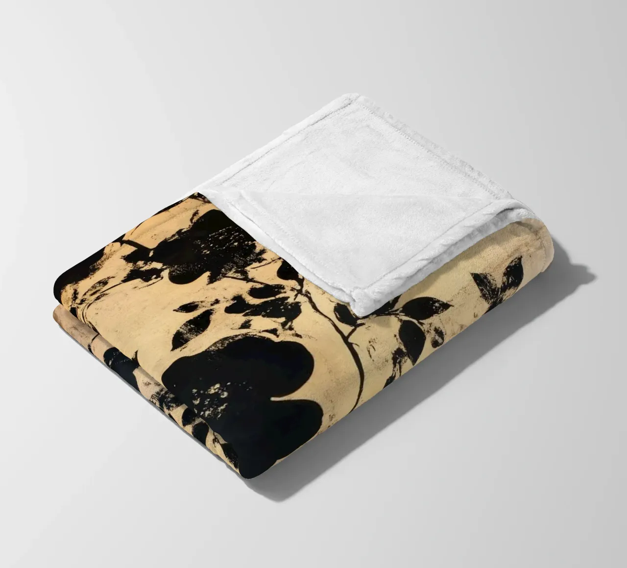 Rose nere coperta in pile da Justyna Jaszke JBJart