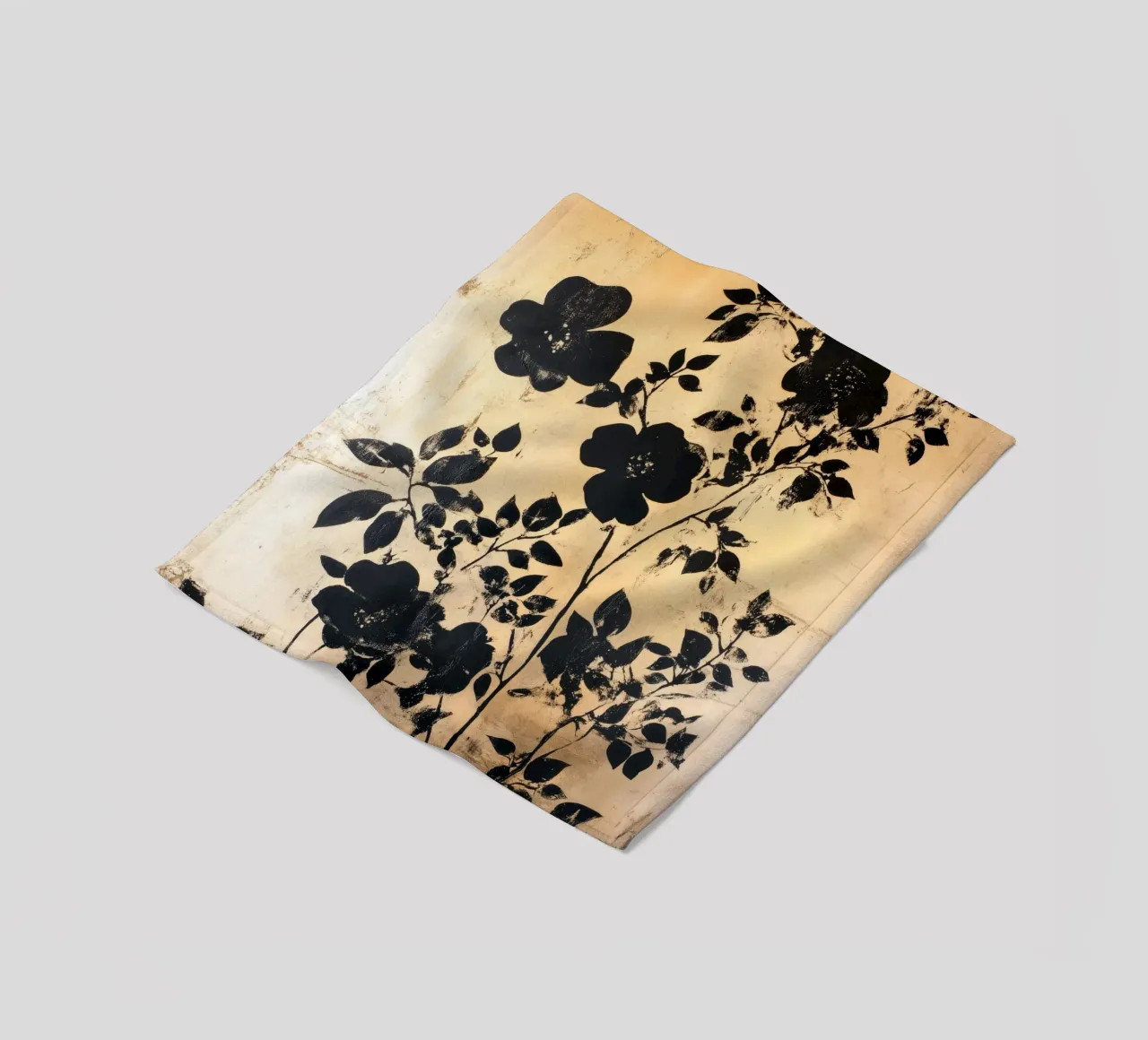 Rose nere coperta in pile da Justyna Jaszke JBJart