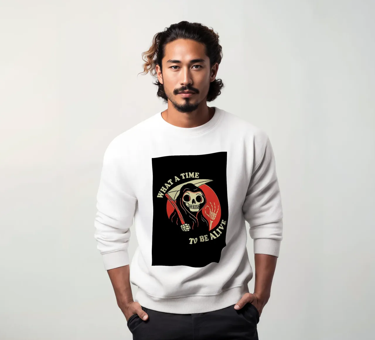 What a Time to be Alive Sweatshirt von DinoMike