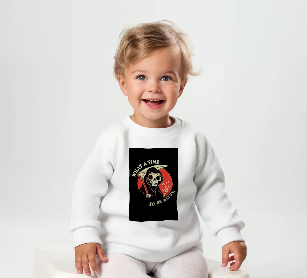 What a Time to be Alive baby sweatshirt van DinoMike