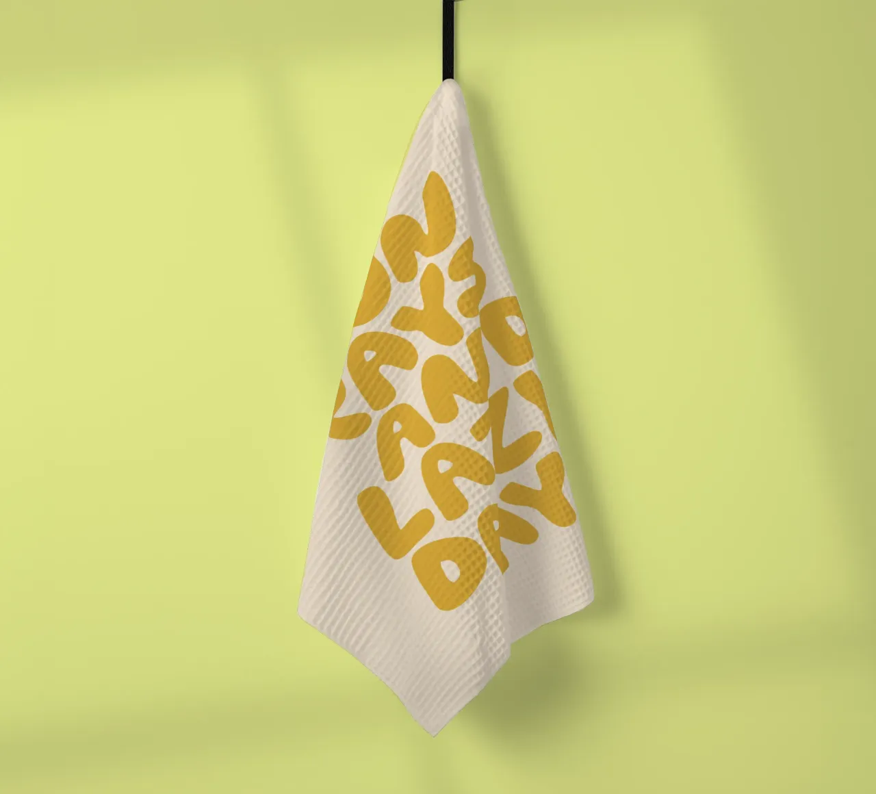 Sun Rays and Lazy Days Summertime Sunny Sunshine Typography tea towel by THE MOTIVATED TYPE
