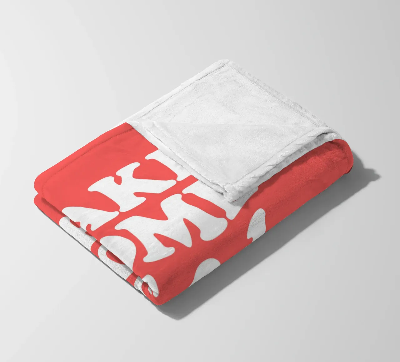 Realizzare un design tipografico retrò in grassetto in rosso coperta in pile da THE MOTIVATED TYPE