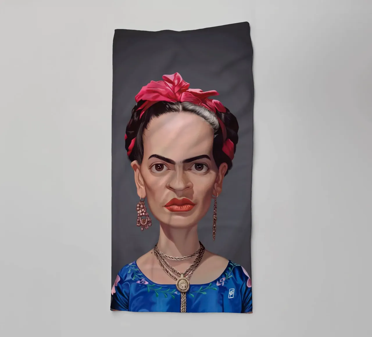 Frida Kahlo asciugamano da bagno da Rob Art | Illustration