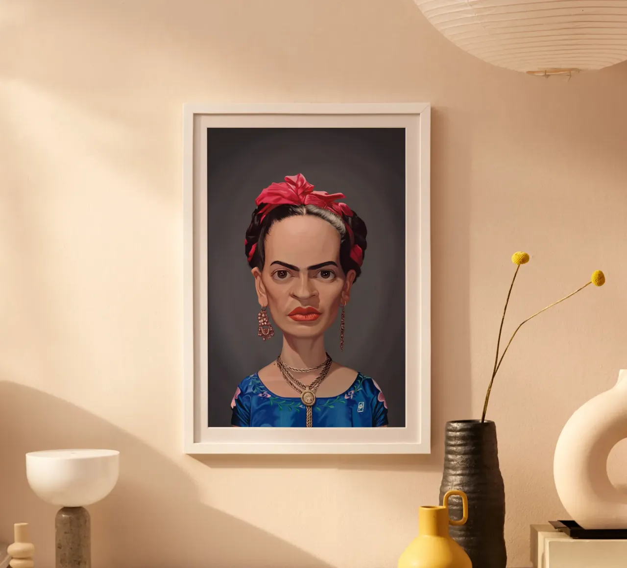 Frida Kahlo carta hahnemühle da Rob Art | Illustration