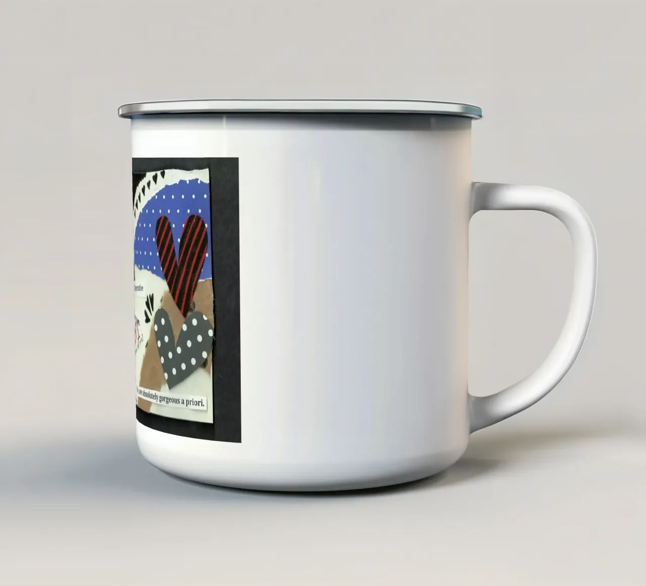 Immanuel Kant tazza in smalto da The Pick-Up Theorist
