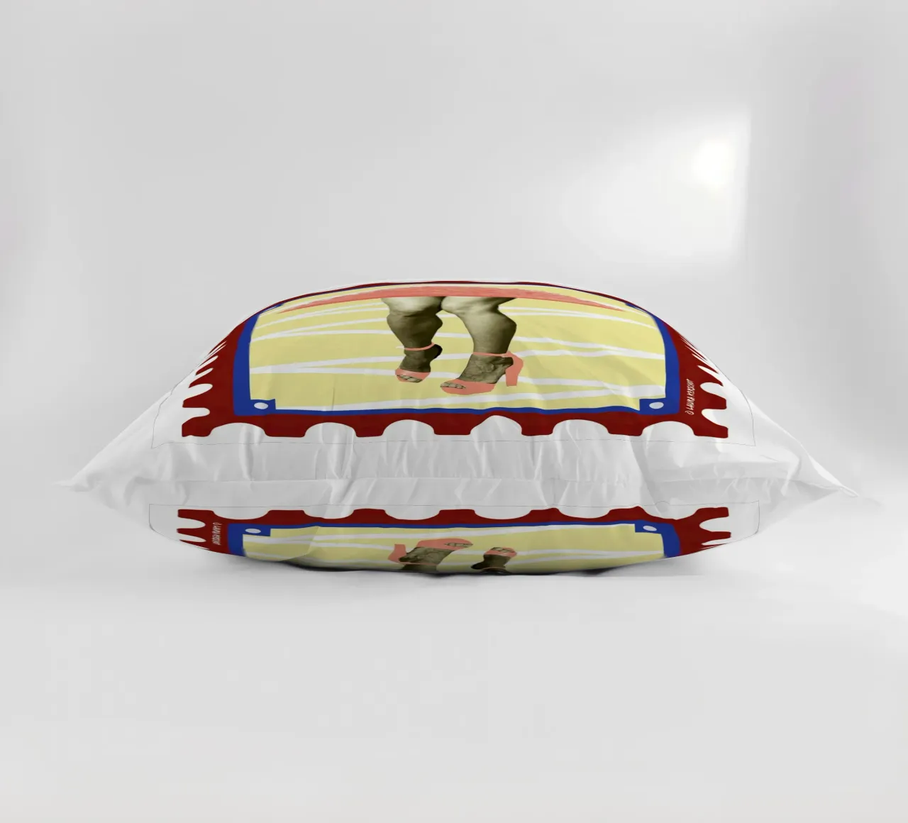 Skirt-mushroom decorative cushion by LauraKerschot