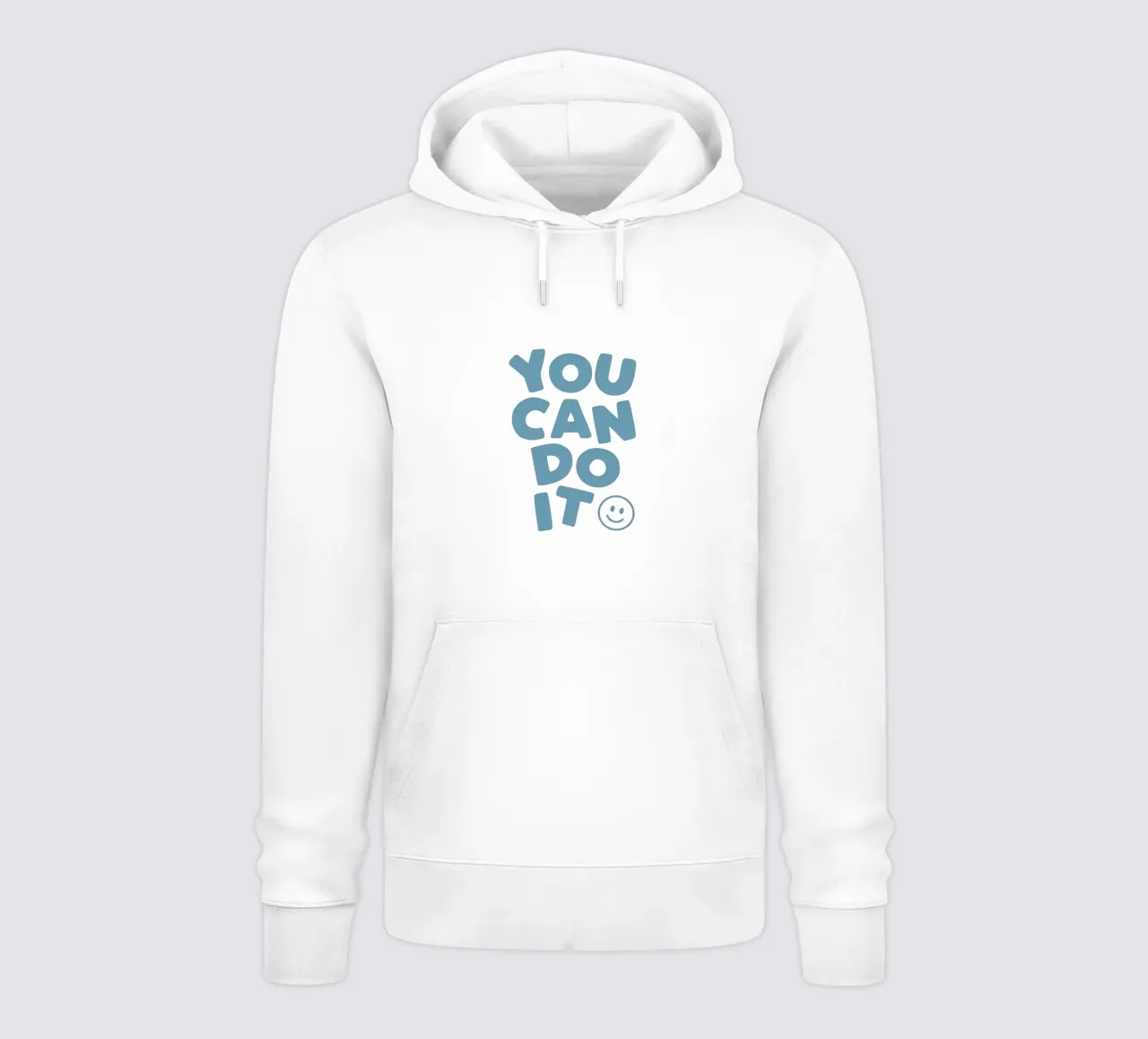 You Can Do It Cheerful Encouraging Uplifting Typography hoodie by THE MOTIVATED TYPE