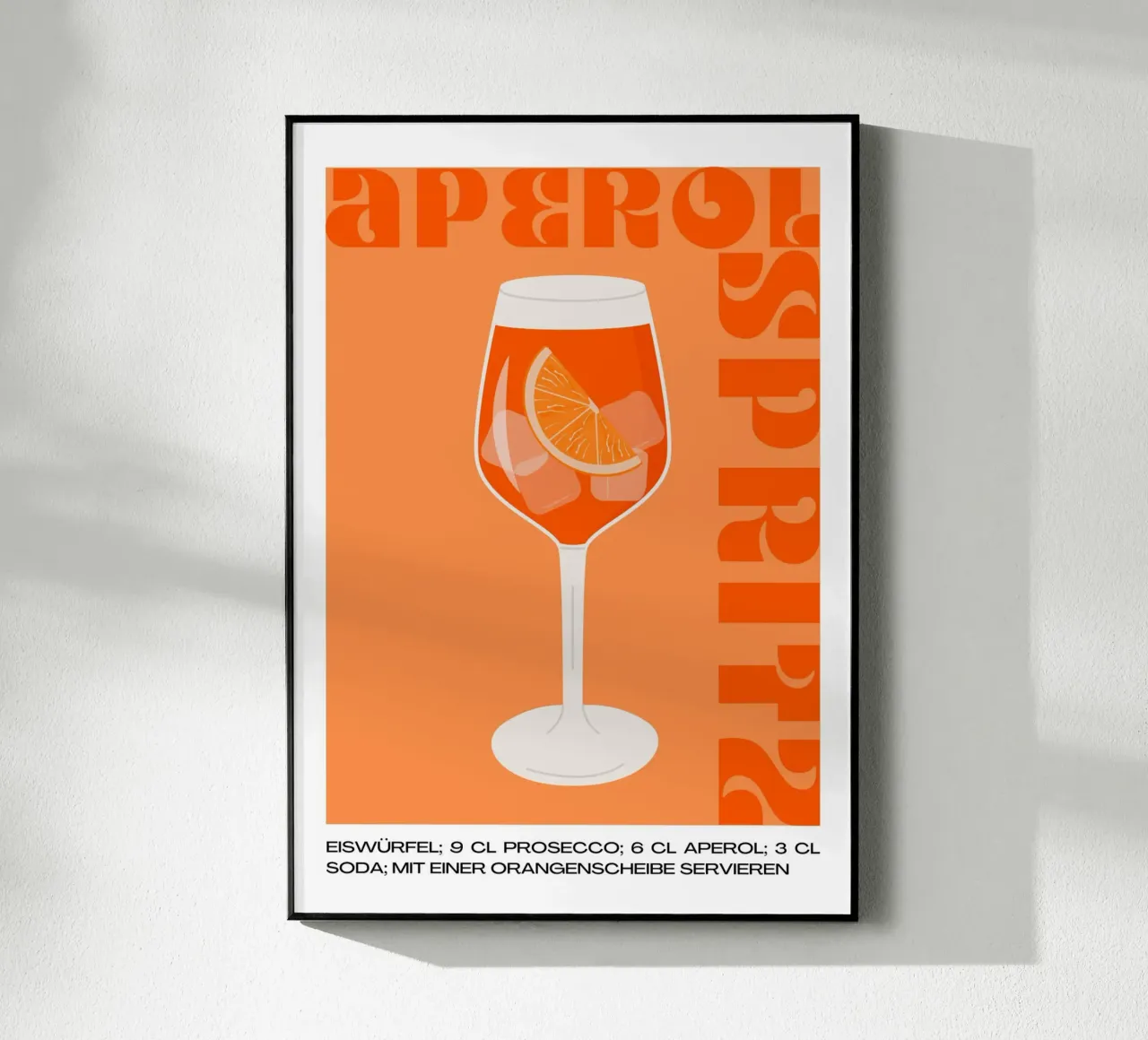 Aperol Spritz plexiglass da DigiWunderwerk
