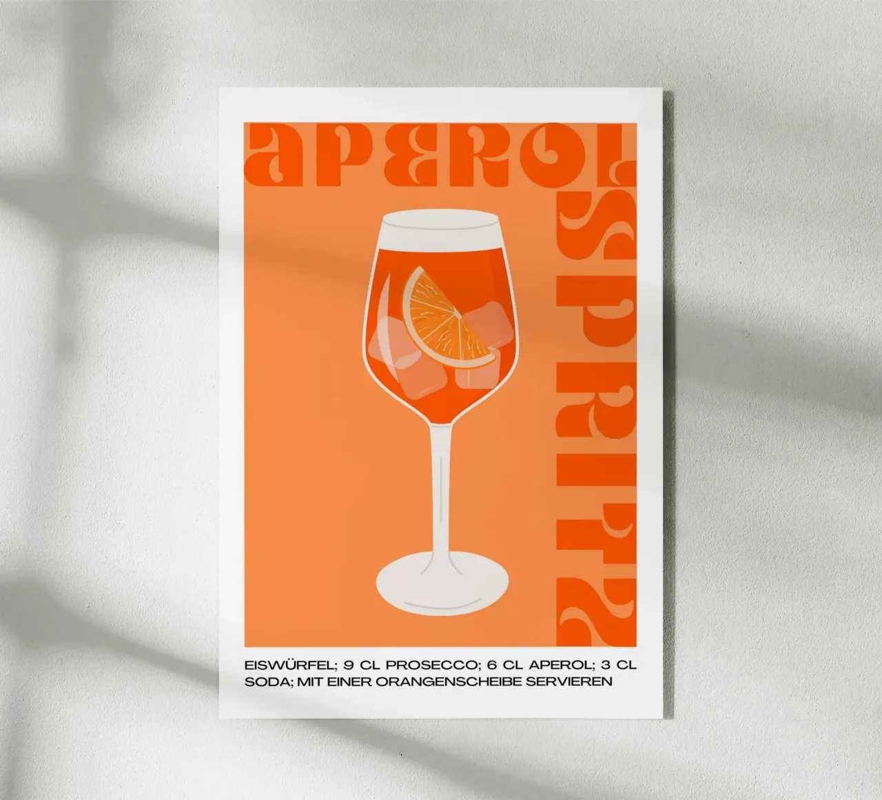 Aperol Spritz plexiglass da DigiWunderwerk