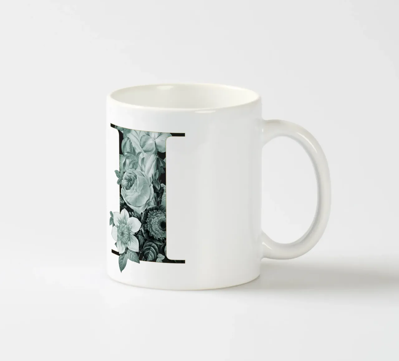 Flower Alphabet - I tazza in ceramica da Froilein Juno