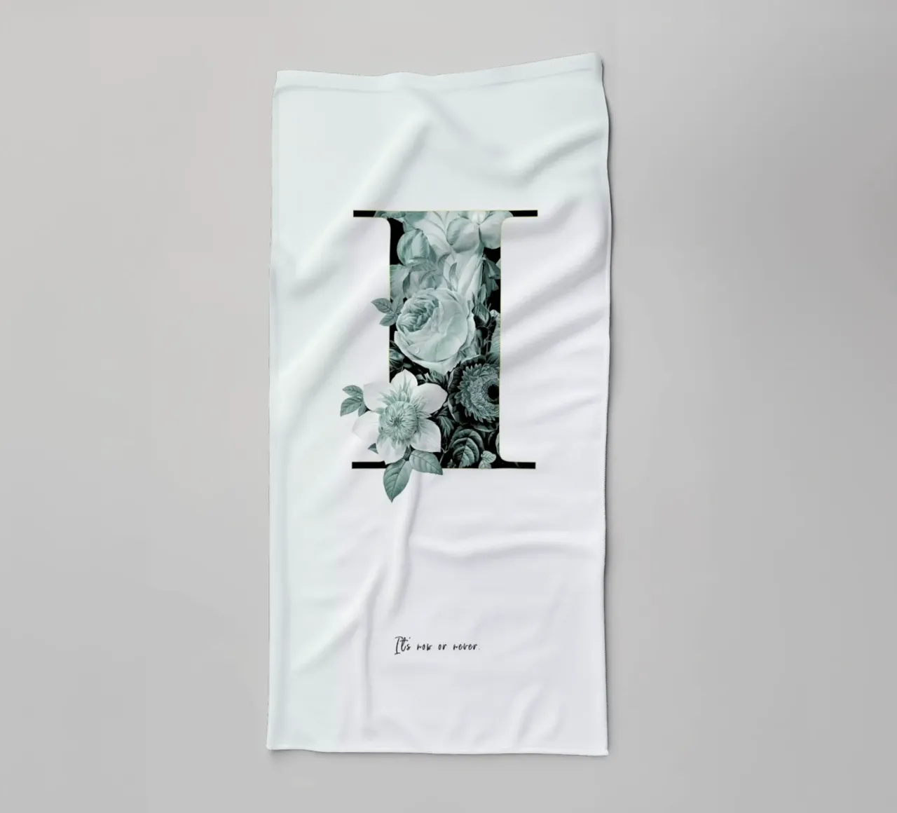Flower Alphabet - I asciugamano da bagno da Froilein Juno