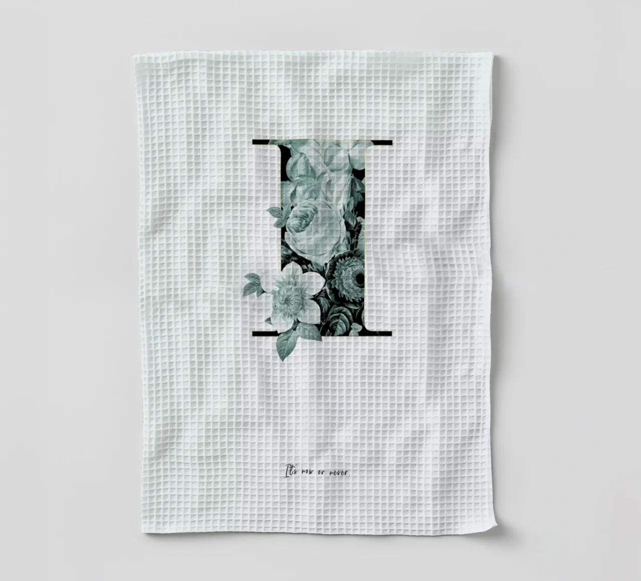 Flower Alphabet - I canovaccio da cucina da Froilein Juno