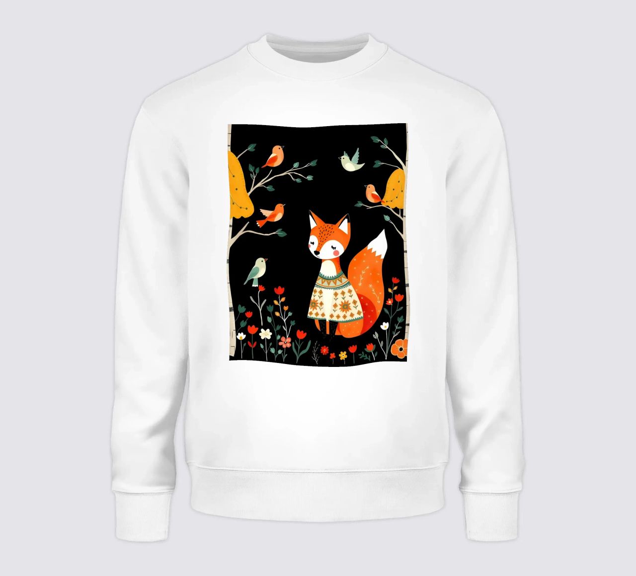 ZORRO EN EL BOSQUE sudadera de COLLEEN CRAFTS