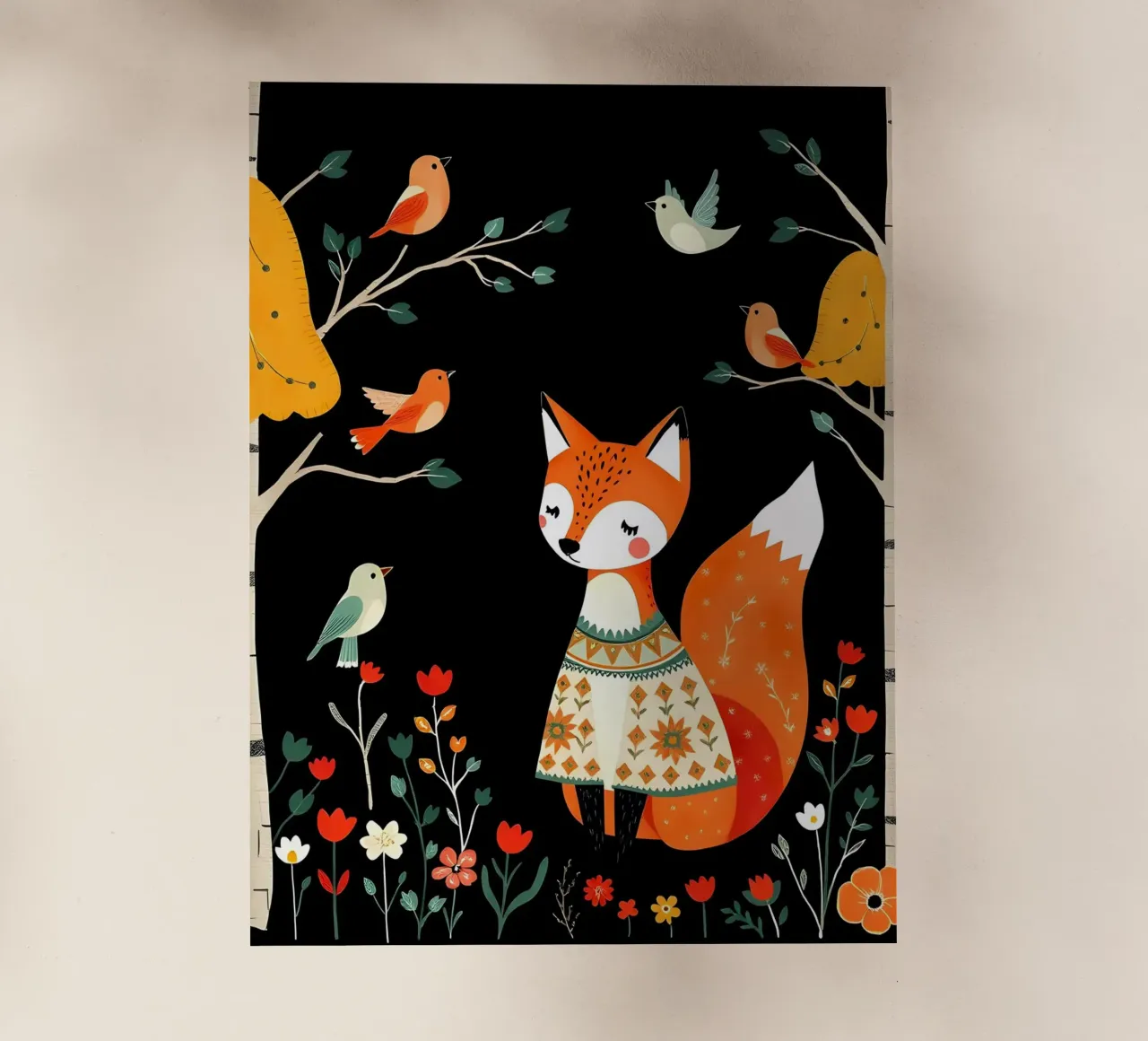 VOLPE NELLA FORESTA pellicola backlit da COLLEEN CRAFTS