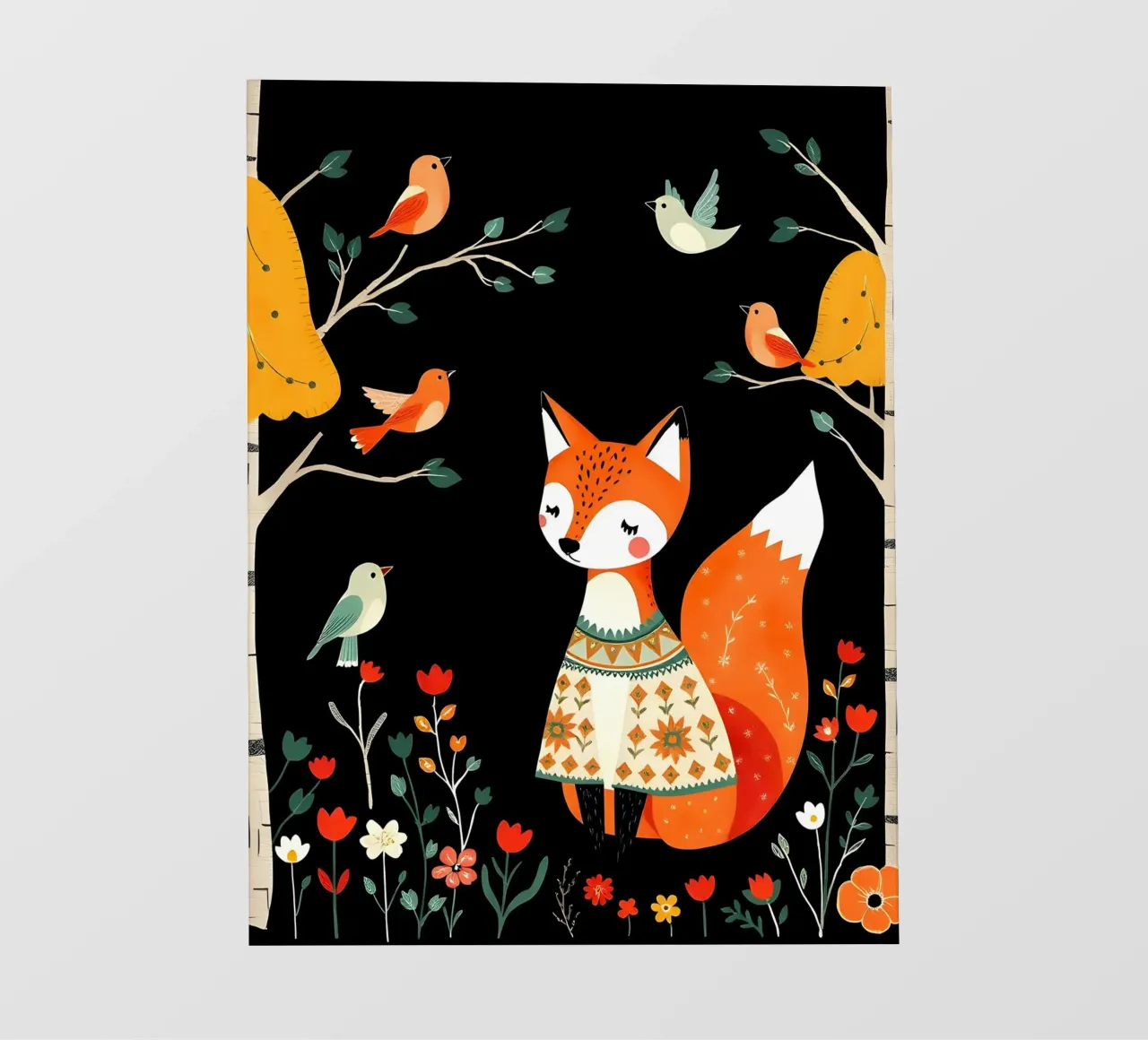 VOLPE NELLA FORESTA pellicola backlit da COLLEEN CRAFTS