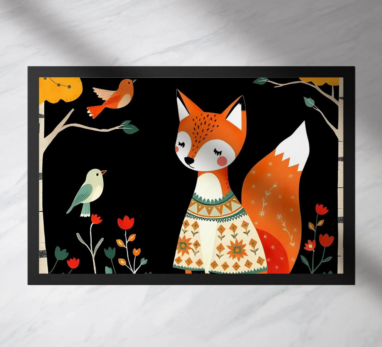 VOLPE NELLA FORESTA zerbino da COLLEEN CRAFTS