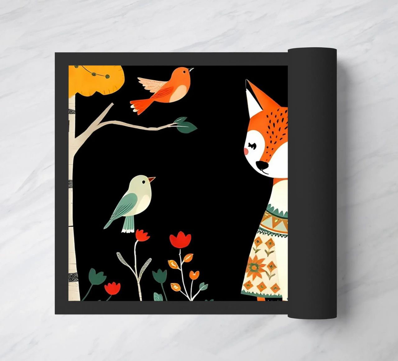 VOLPE NELLA FORESTA zerbino da COLLEEN CRAFTS