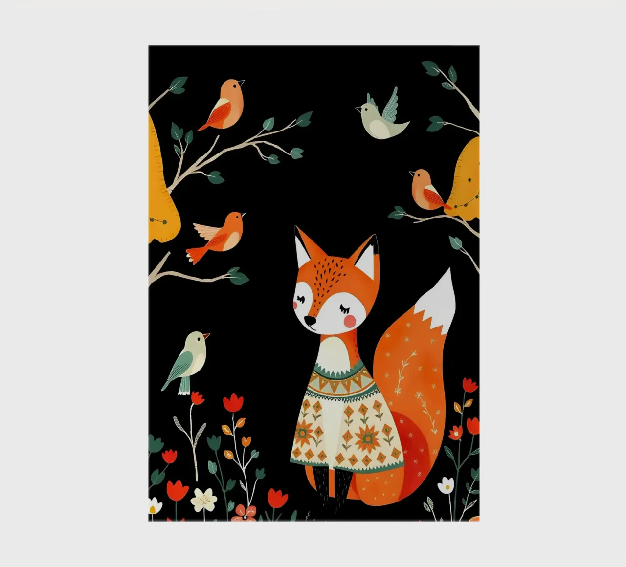 FOX IN THE FOREST notebook by COLLEEN CRAFTS
