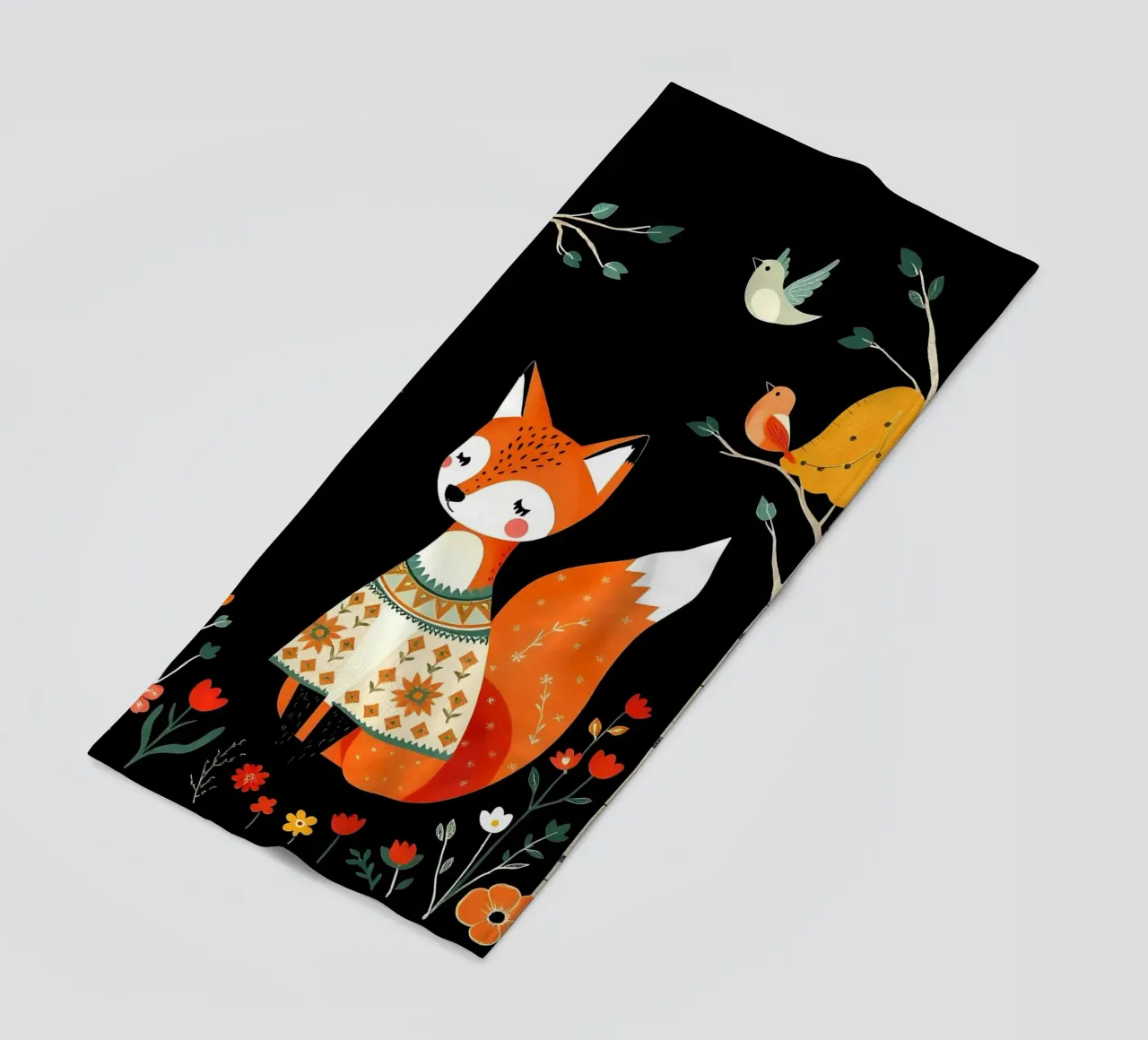VOLPE NELLA FORESTA telo mare da COLLEEN CRAFTS