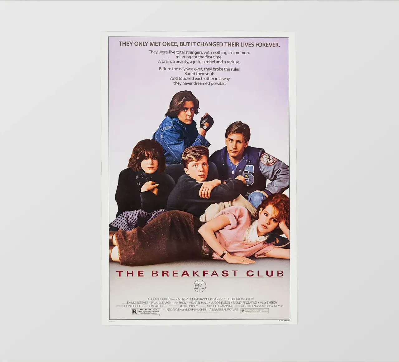 The Breakfast Club Movie pellicola backlit da Attaboy Dsgn