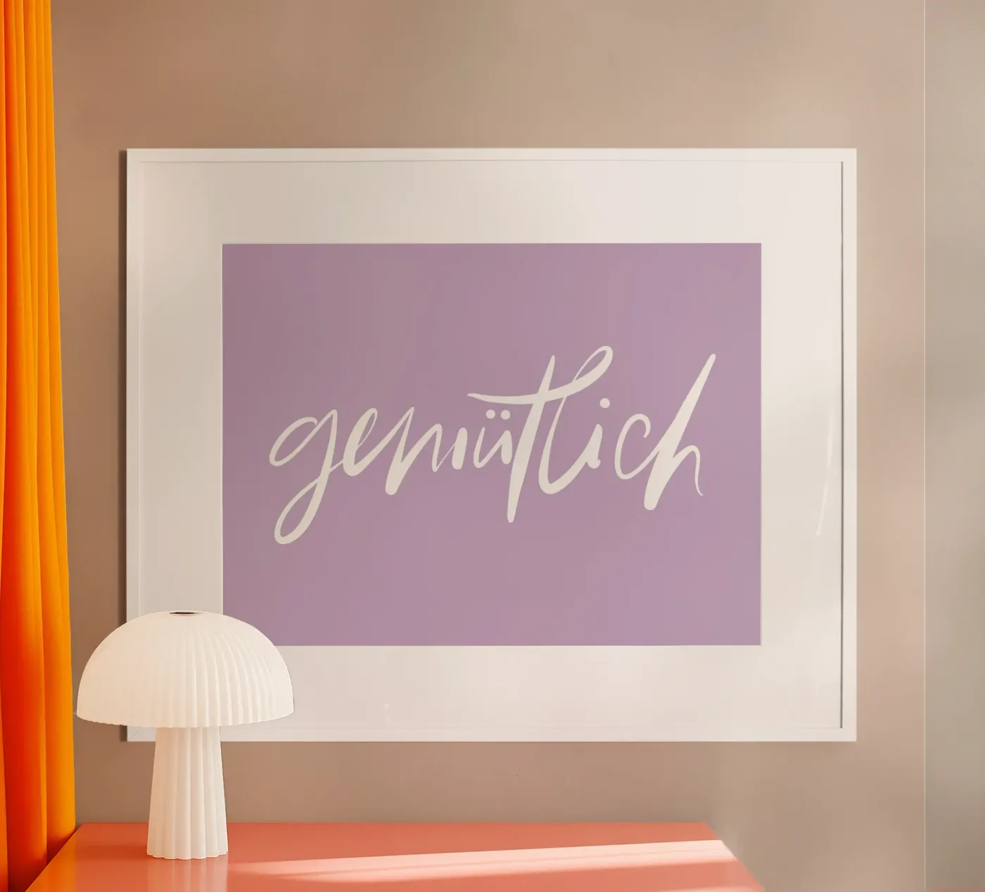 Gemütlich Poster von All Colours
