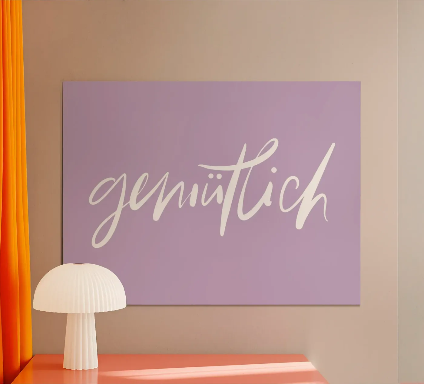 Gemütlich Poster von All Colours