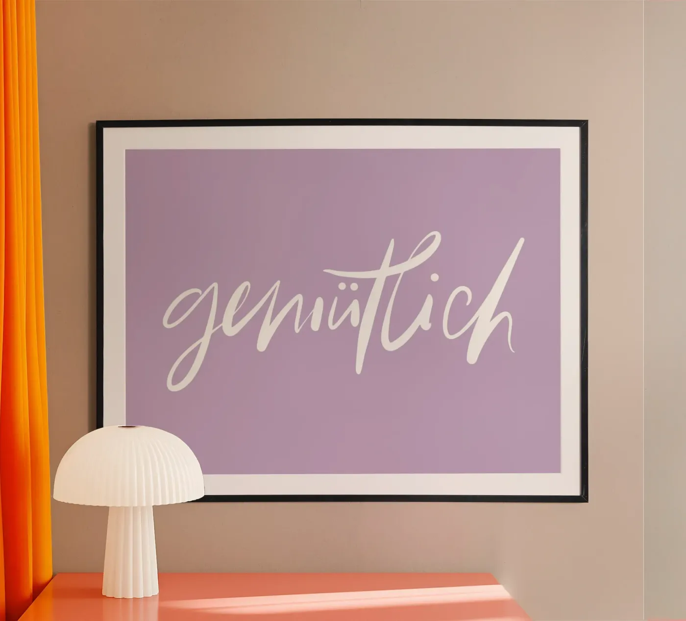 Gemütlich Poster von All Colours
