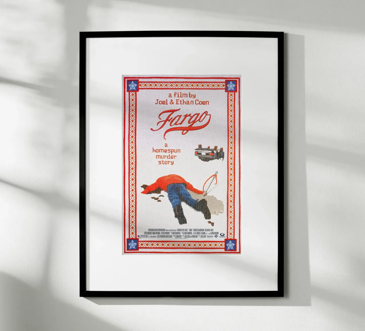 Fargo - A Coen Brothers Crime Masterpiece poster con telaio in legno da Attaboy Dsgn
